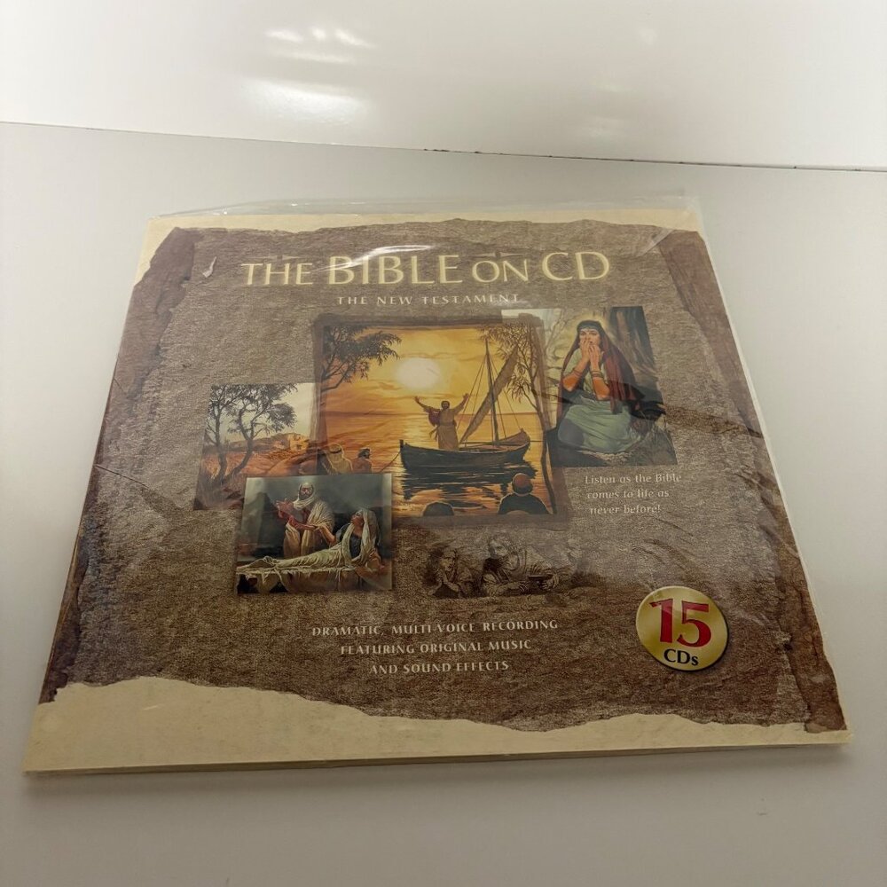 The Bible on CD The New Testament 15 CDs Dramatic Multi-Voice Recording NLT